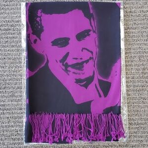 President Obama Inaugural 2009 Scarf - In Purple/Magenta